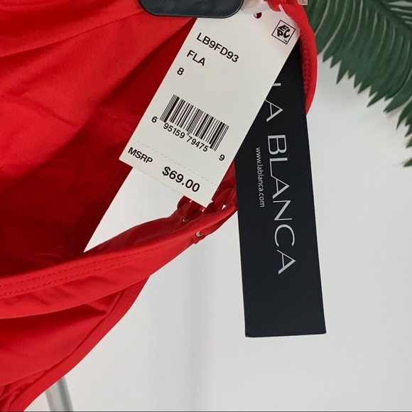 La Blanca
Tied & True Hipster Lb9fd93 Bikini Bottom Red Size 8 - Picture 7 of 9